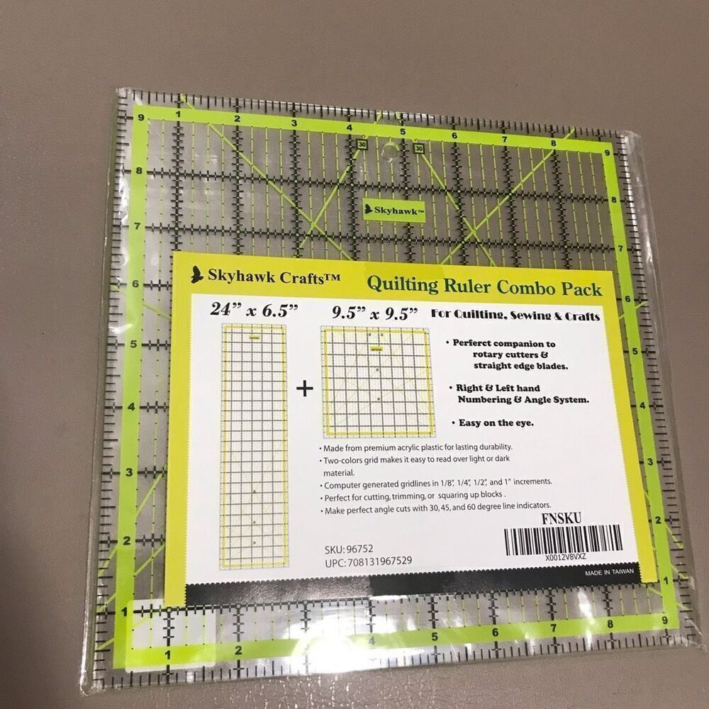Quilting Ruler Quilters Square Clear